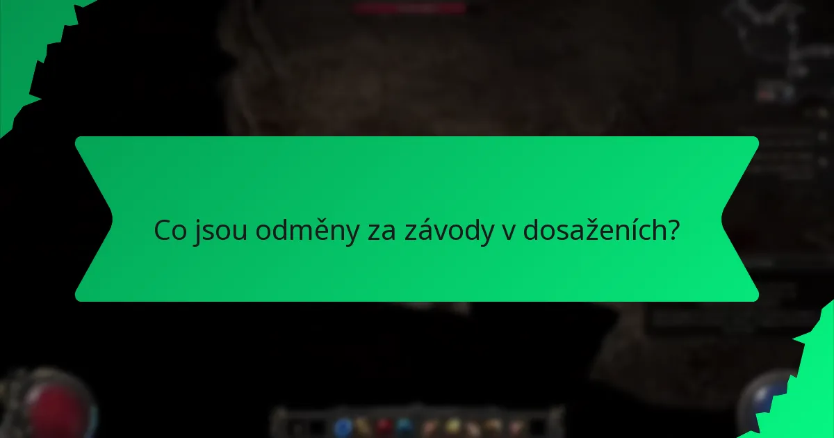 Jak se určuje vzácnost odměn za závody v dosaženích?