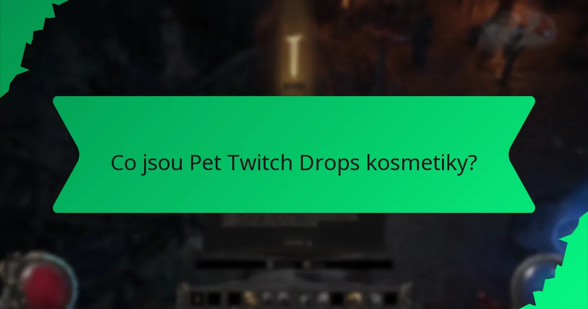 Jaké jsou úrovně vzácnosti Pet Twitch Drops kosmetik?
