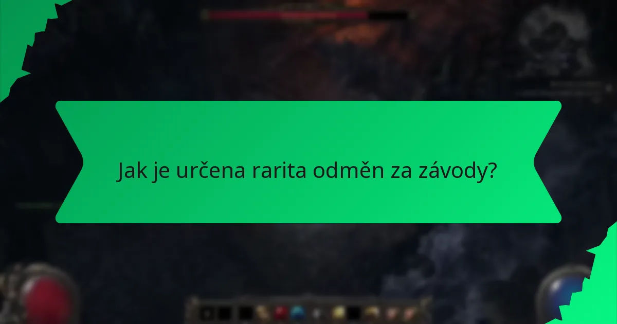 Jaké barvy jsou spojeny s odměnami za závody?