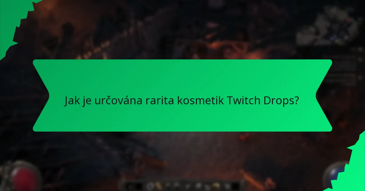 Jaké barevné možnosti jsou k dispozici pro kosmetiky Twitch Drops?