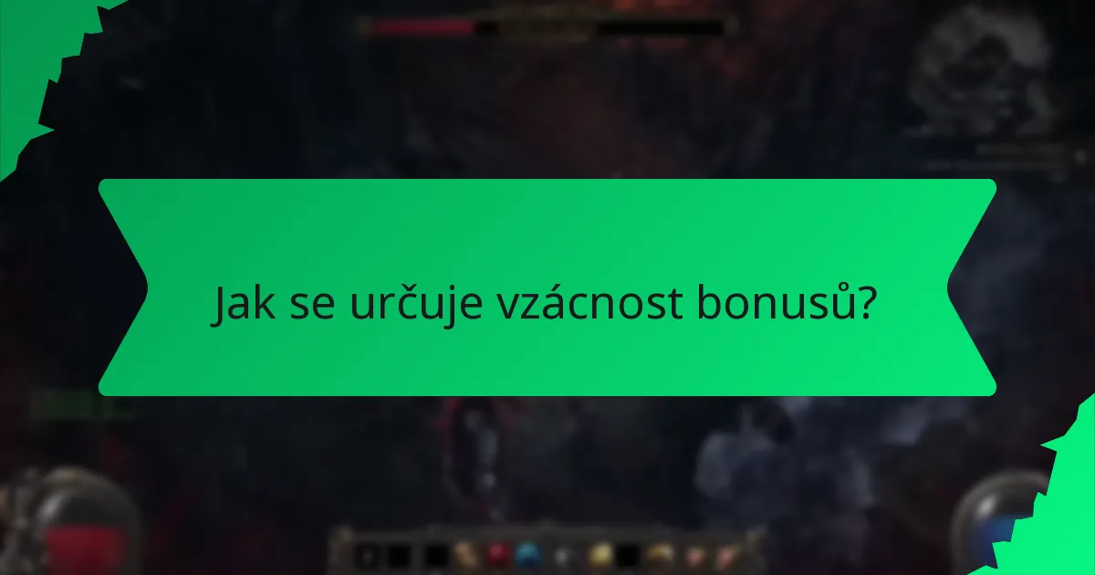 Jaké barevné možnosti jsou k dispozici pro bonusy?