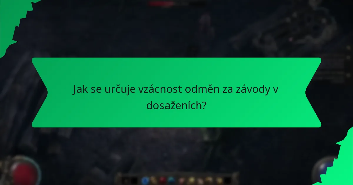 Jaké speciální efekty jsou spojeny s odměnami za závody v dosaženích?