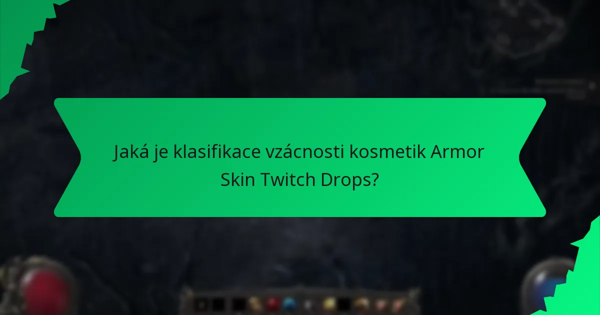 Jaké barevné variace jsou k dispozici pro Armor Skin Twitch Drops?