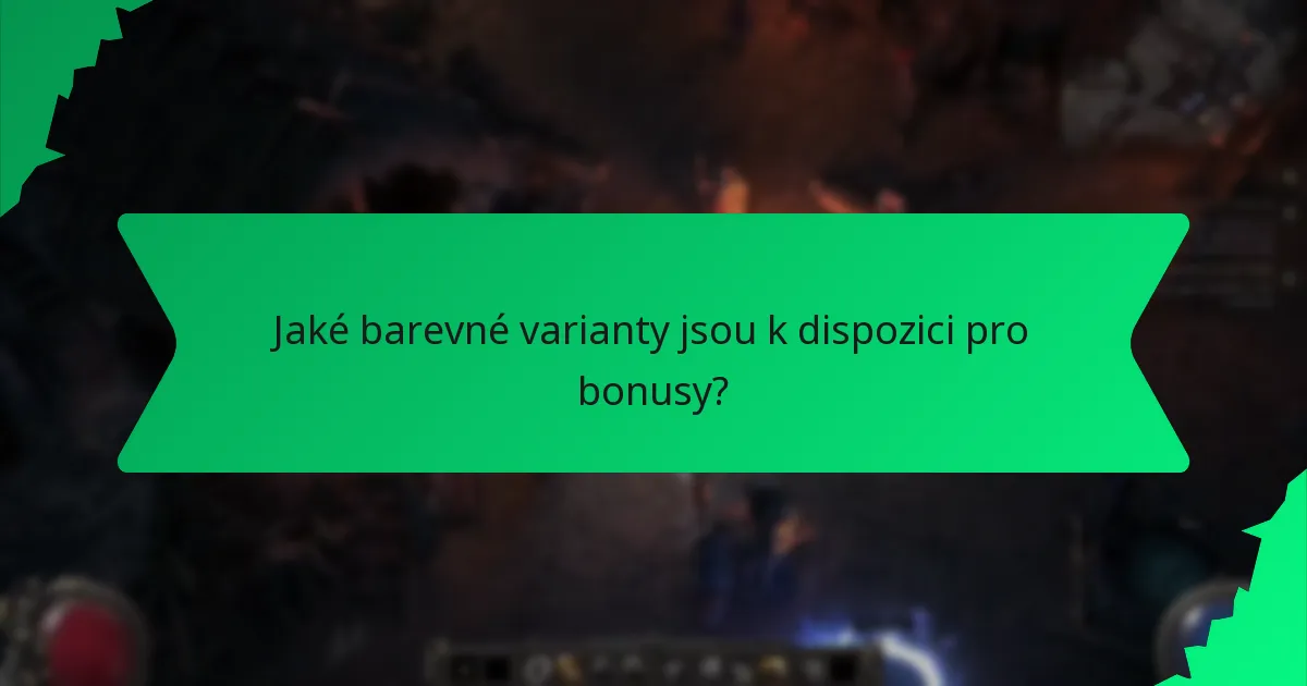 Jaké efekty mají bonusy ve hře?