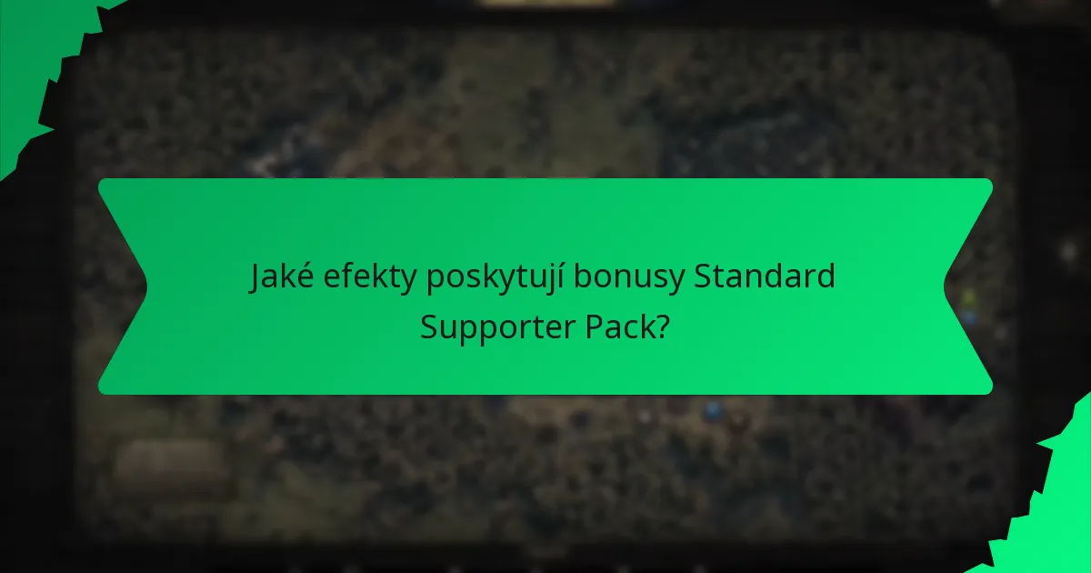 Jak se bonusy Standard Supporter Pack srovnávají s jinými balíčky?